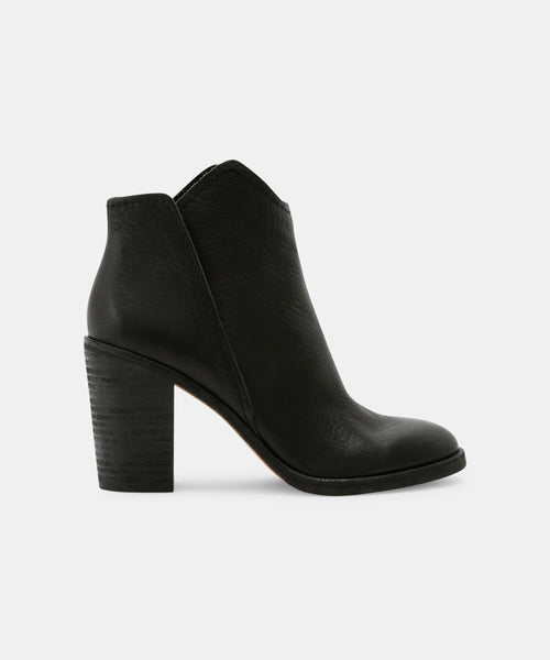 dolce vita black ankle boots
