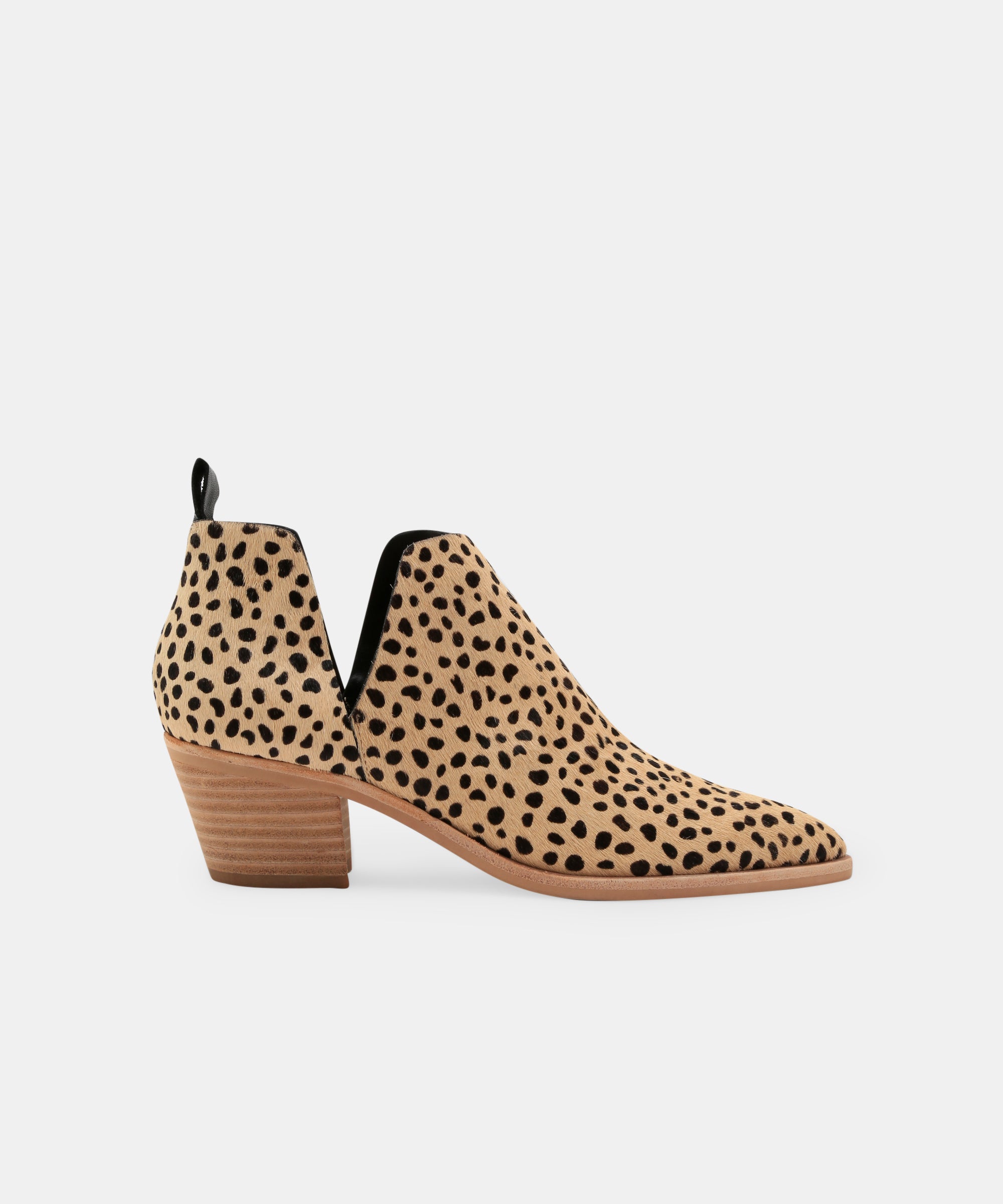 dolce vita leopard ankle boots