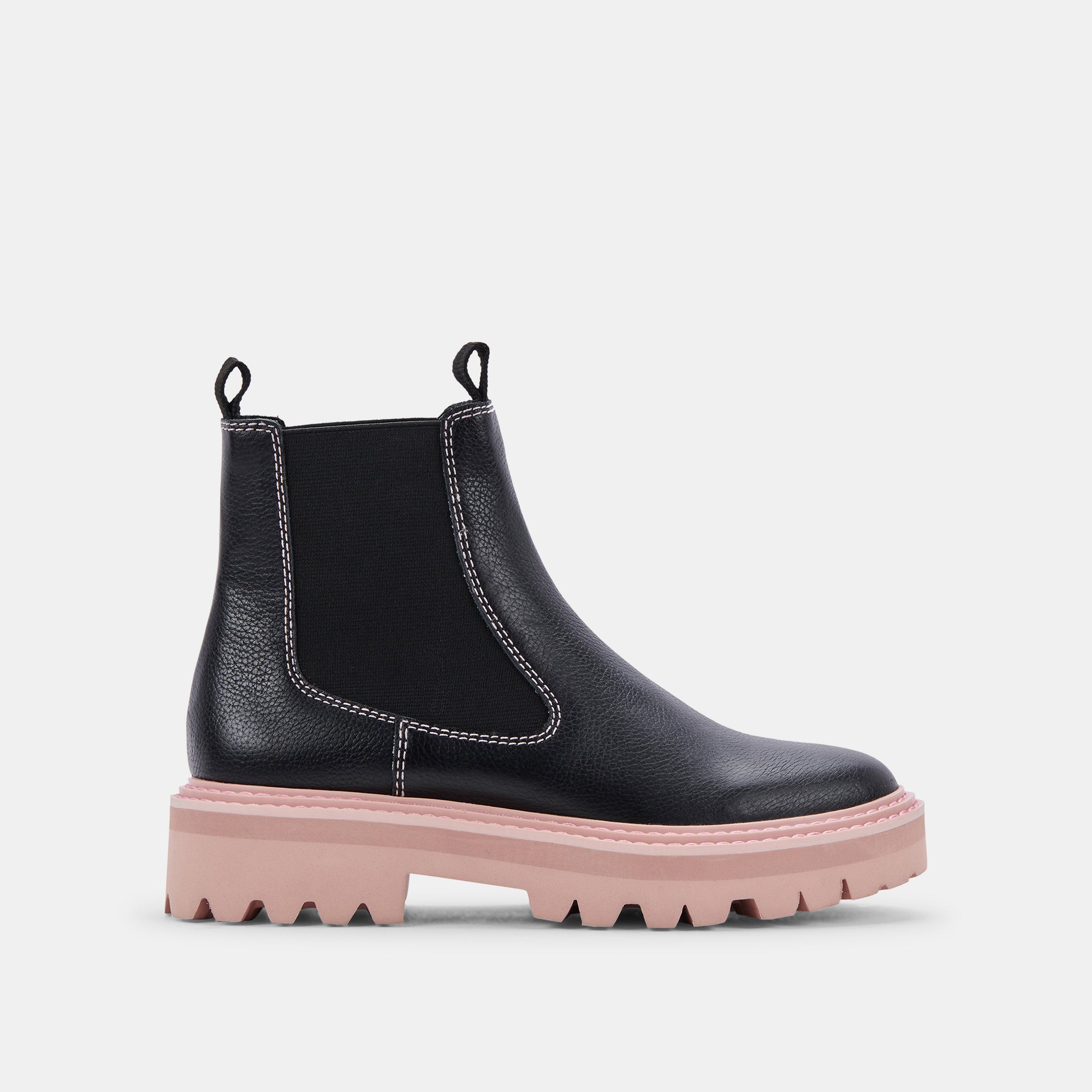 Moana H2o Boots Black Pink Leather