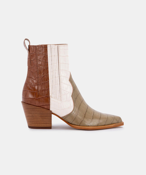 dolce vita tan suede booties