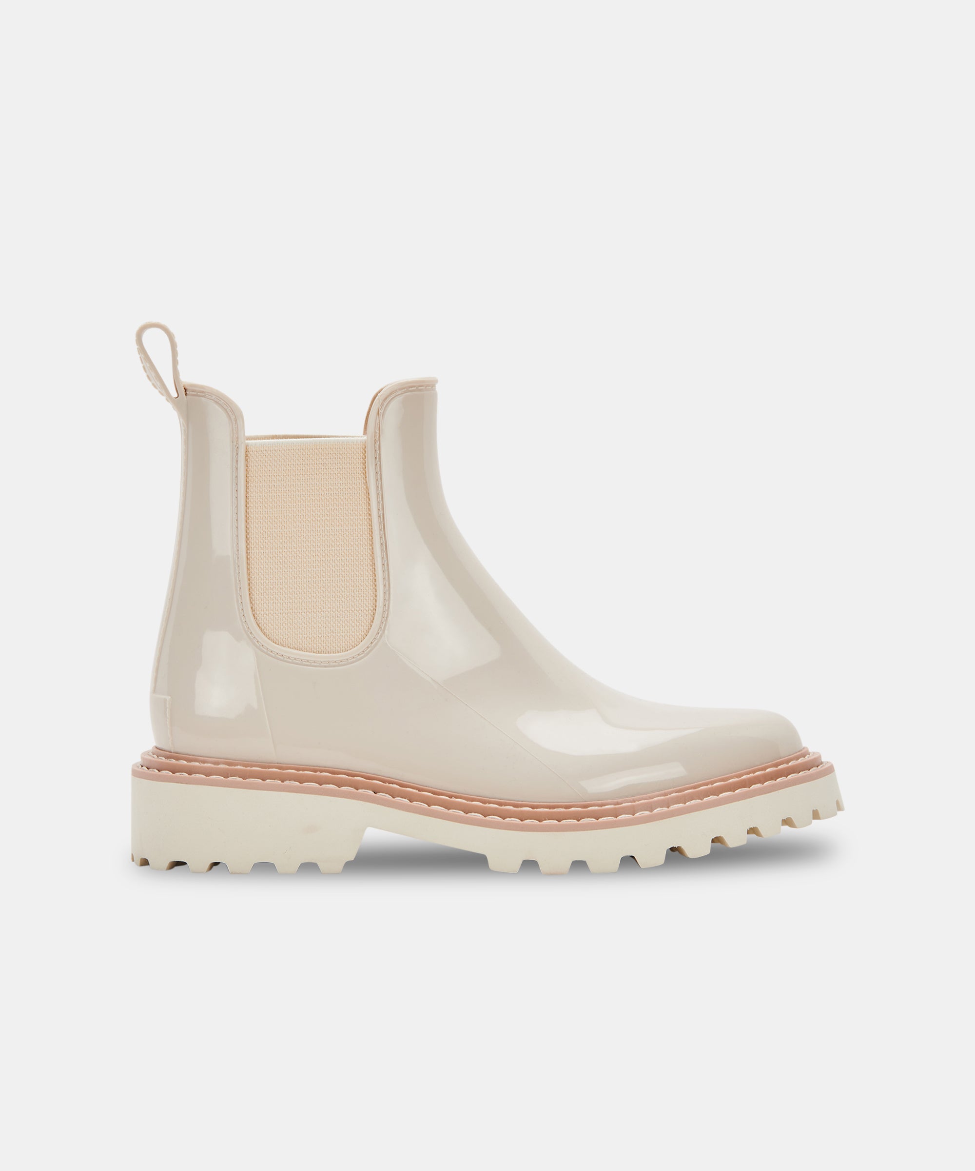 chelsea boots ivory