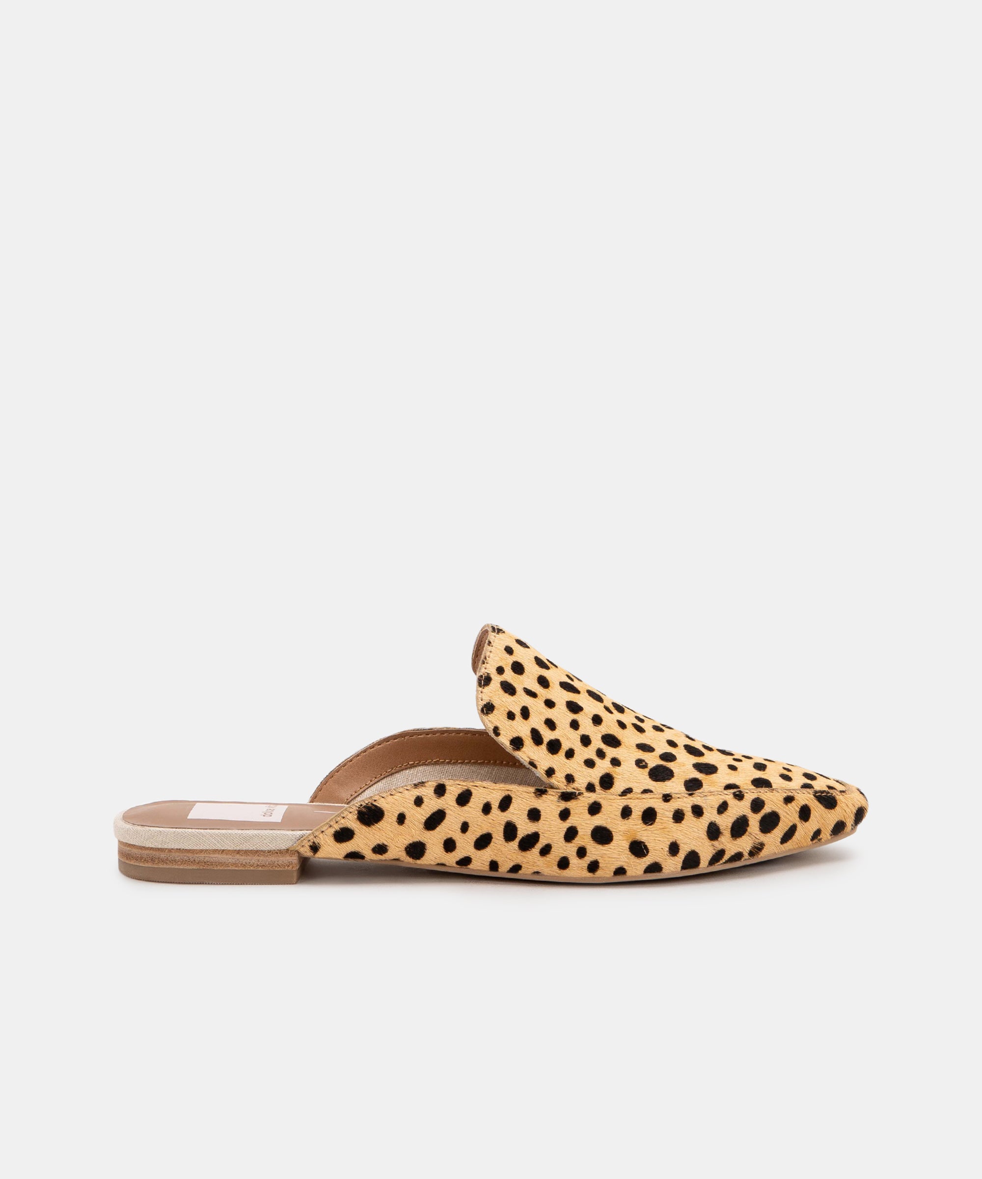 dolce vita leopard mule