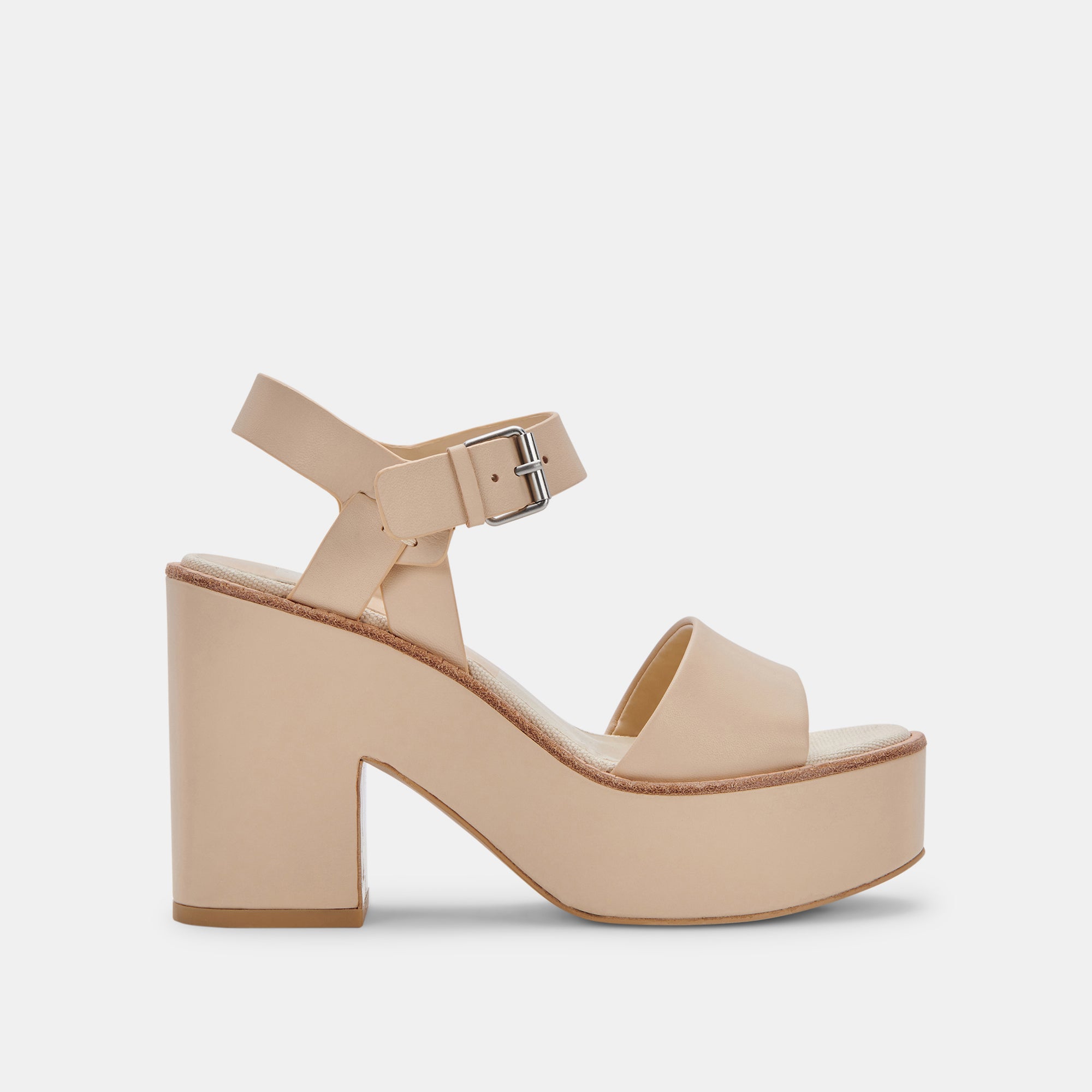 French Connection - Devi Cream Leather Wedges - scribblesfromemily.com