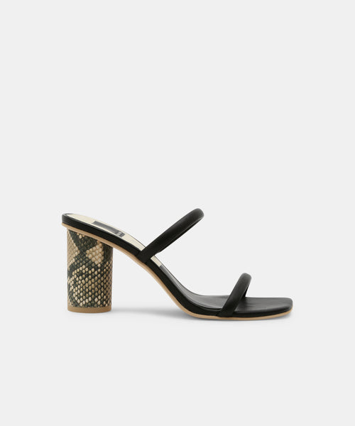 NOLES HEELS IN BLACK – Dolce Vita