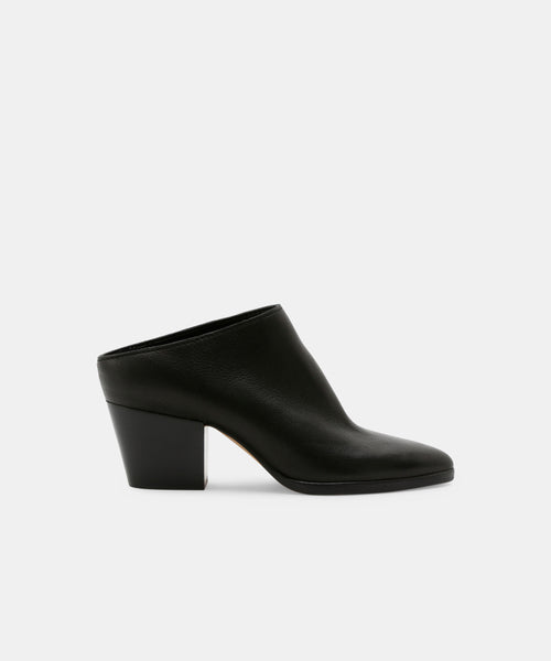 ROYA MULES IN BLACK – Dolce Vita