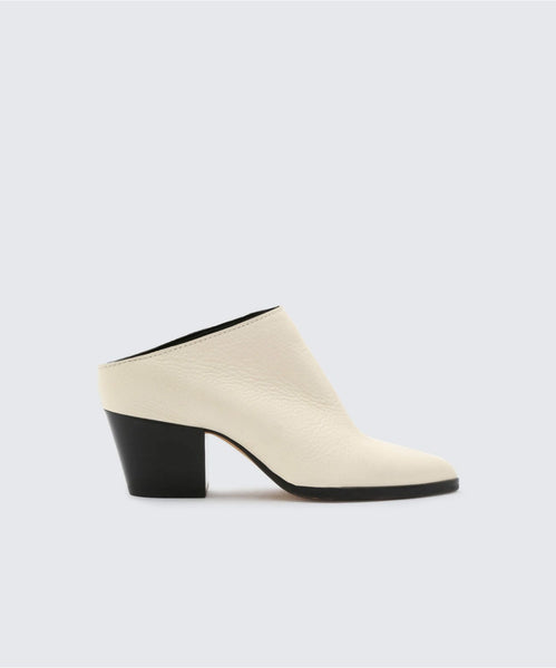 ROYA MULES IN OFF WHITE – Dolce Vita