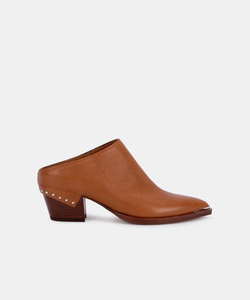 dolce vita leather mules