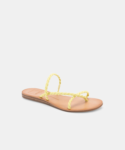 Dexla Sandals In Citron Dolce Vita