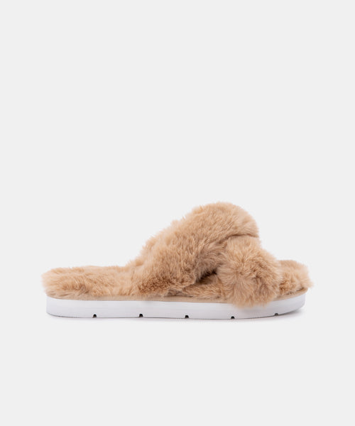 slippers without fur