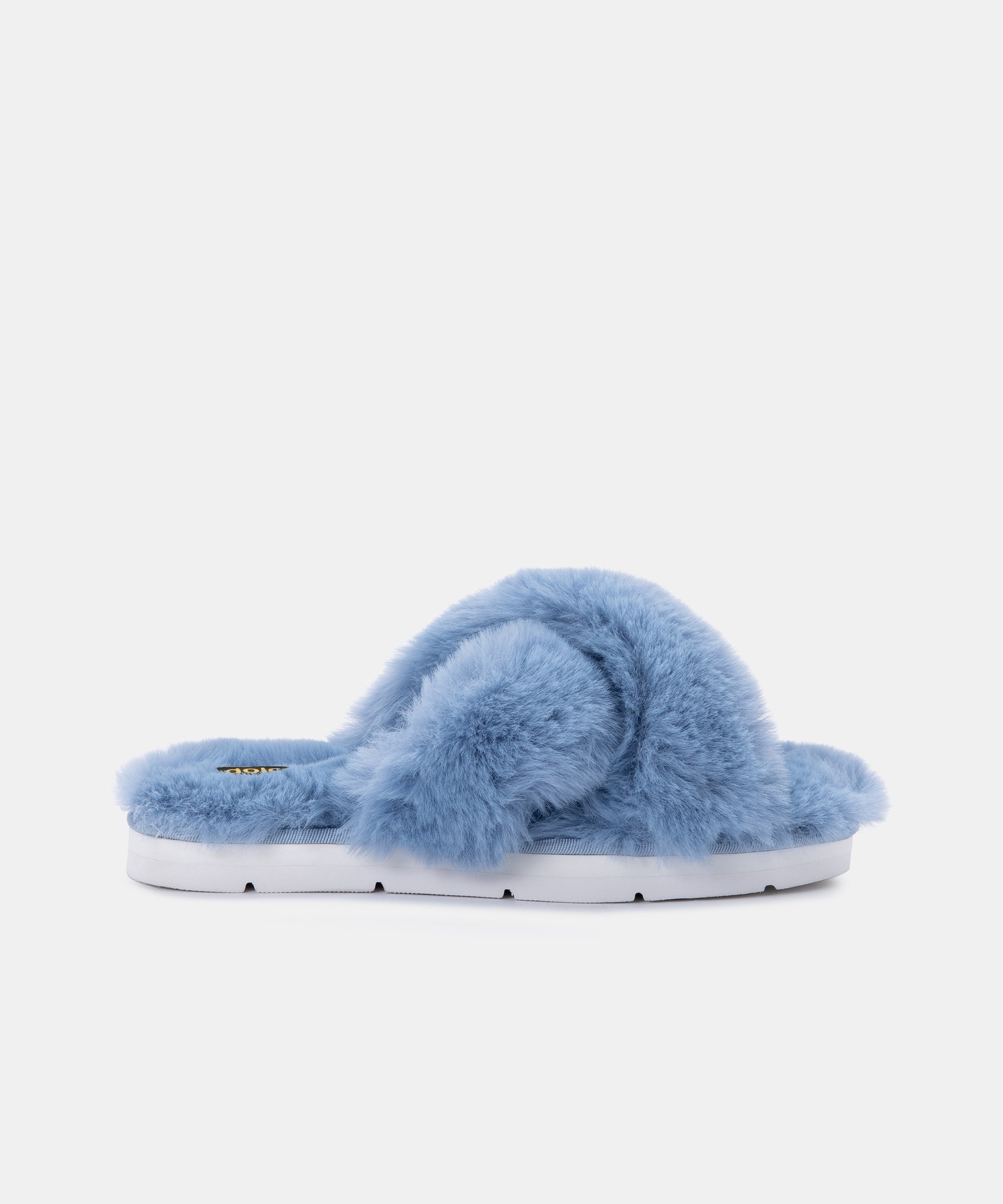 blue slippers