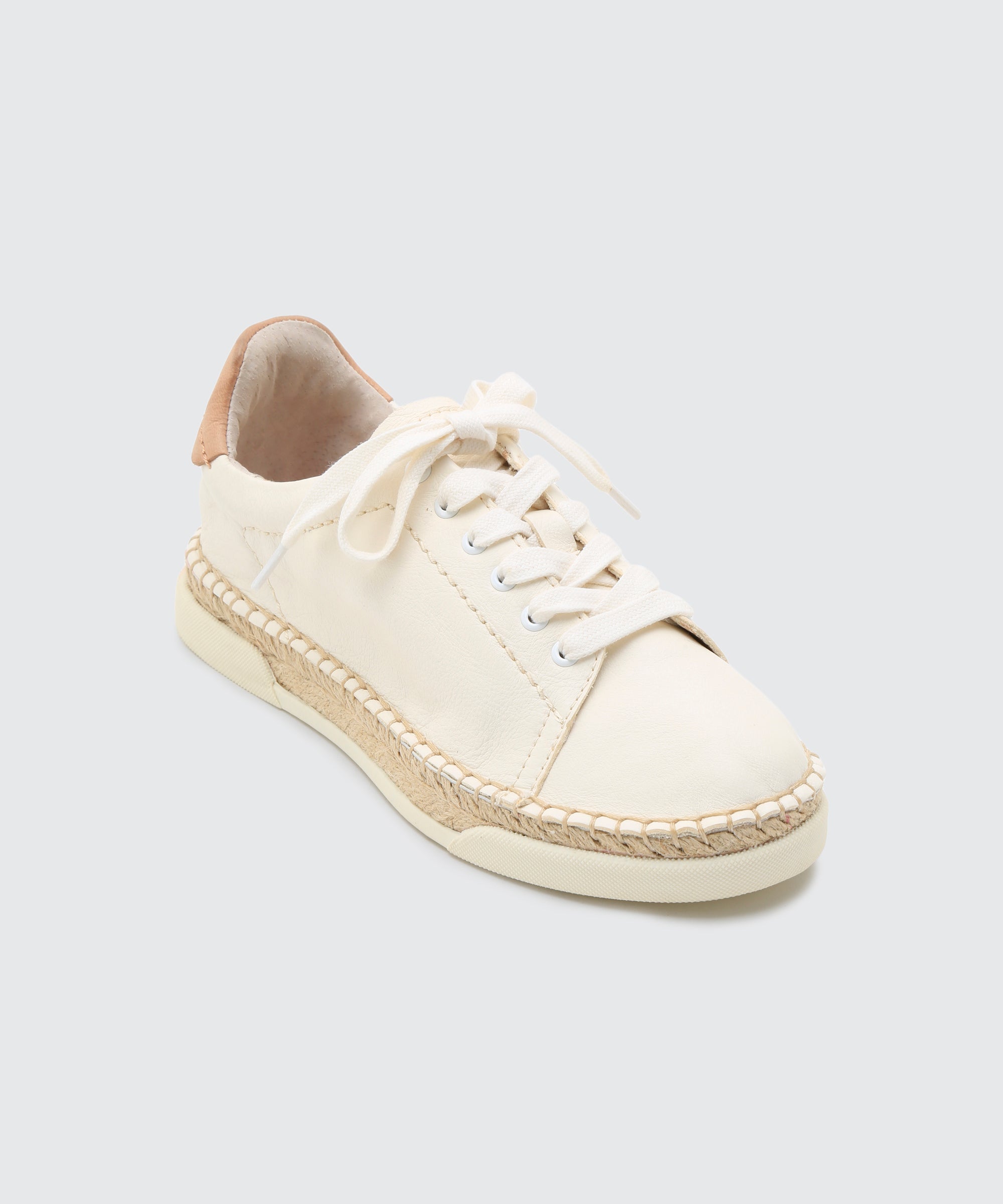 MADOX WIDE SNEAKERS IN WHITE LEATHER 