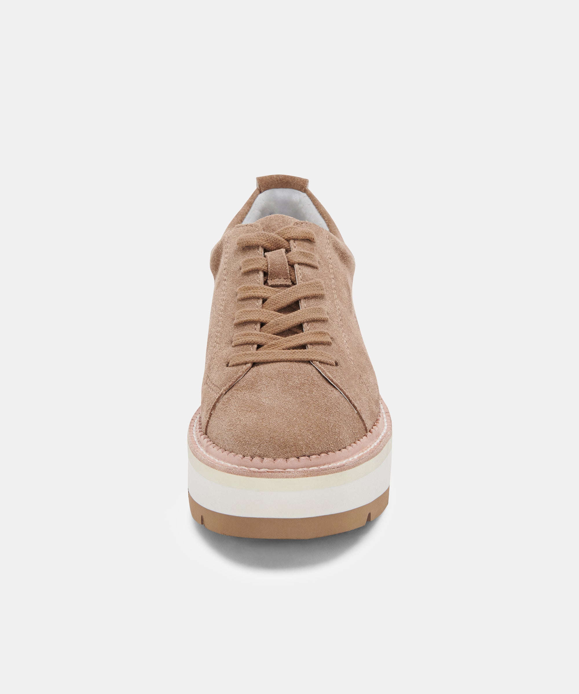 dolce vita toyah sneakers in truffle suede