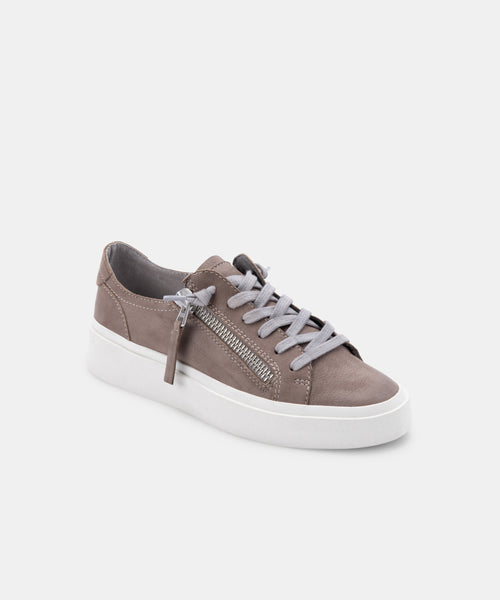 dolce vita gray suede sneakers