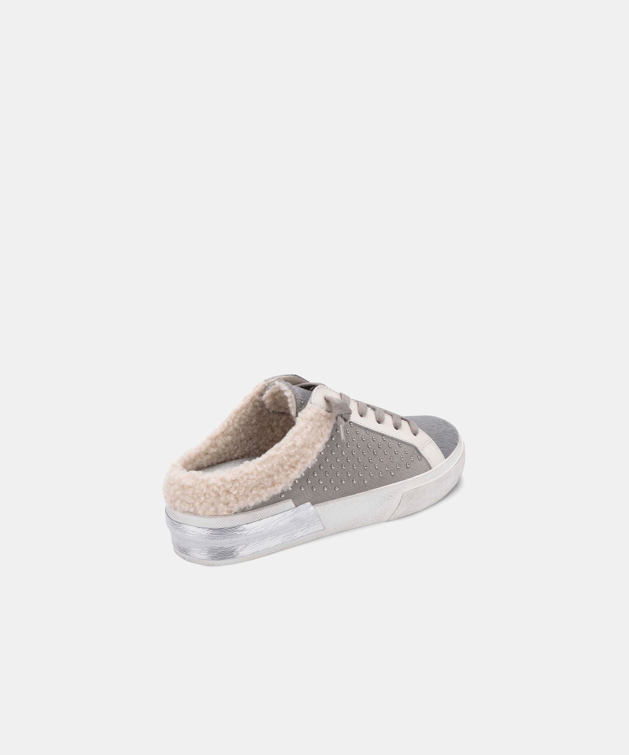 dolce vita gray suede sneakers