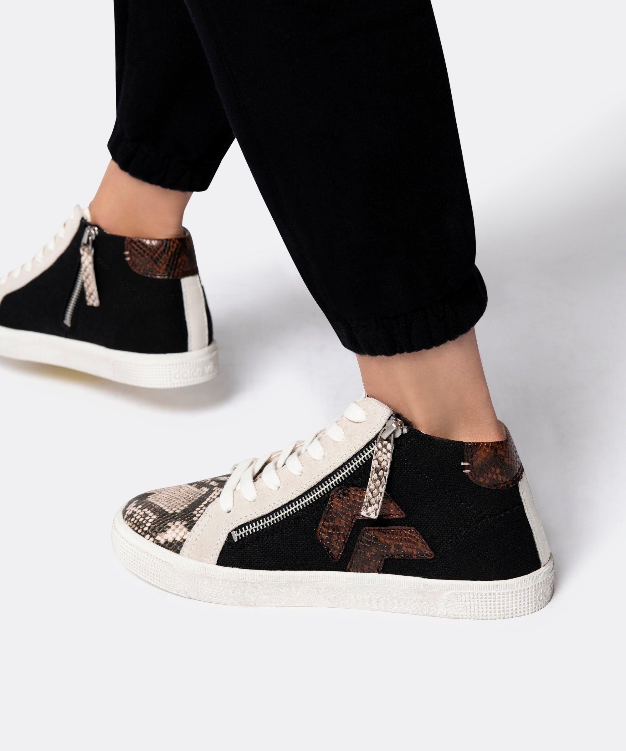 dolce vita black sneakers