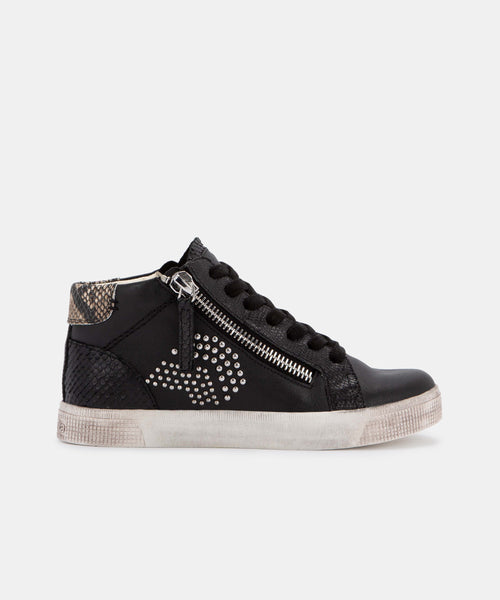 ZONYA SNEAKERS IN BLACK – Dolce Vita