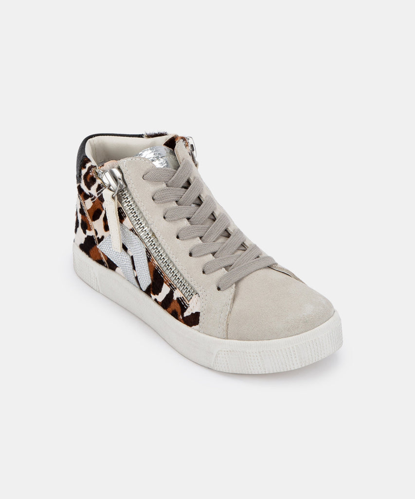 ZONYA SNEAKERS LEOPARD CALF HAIR re:vita – Dolce Vita