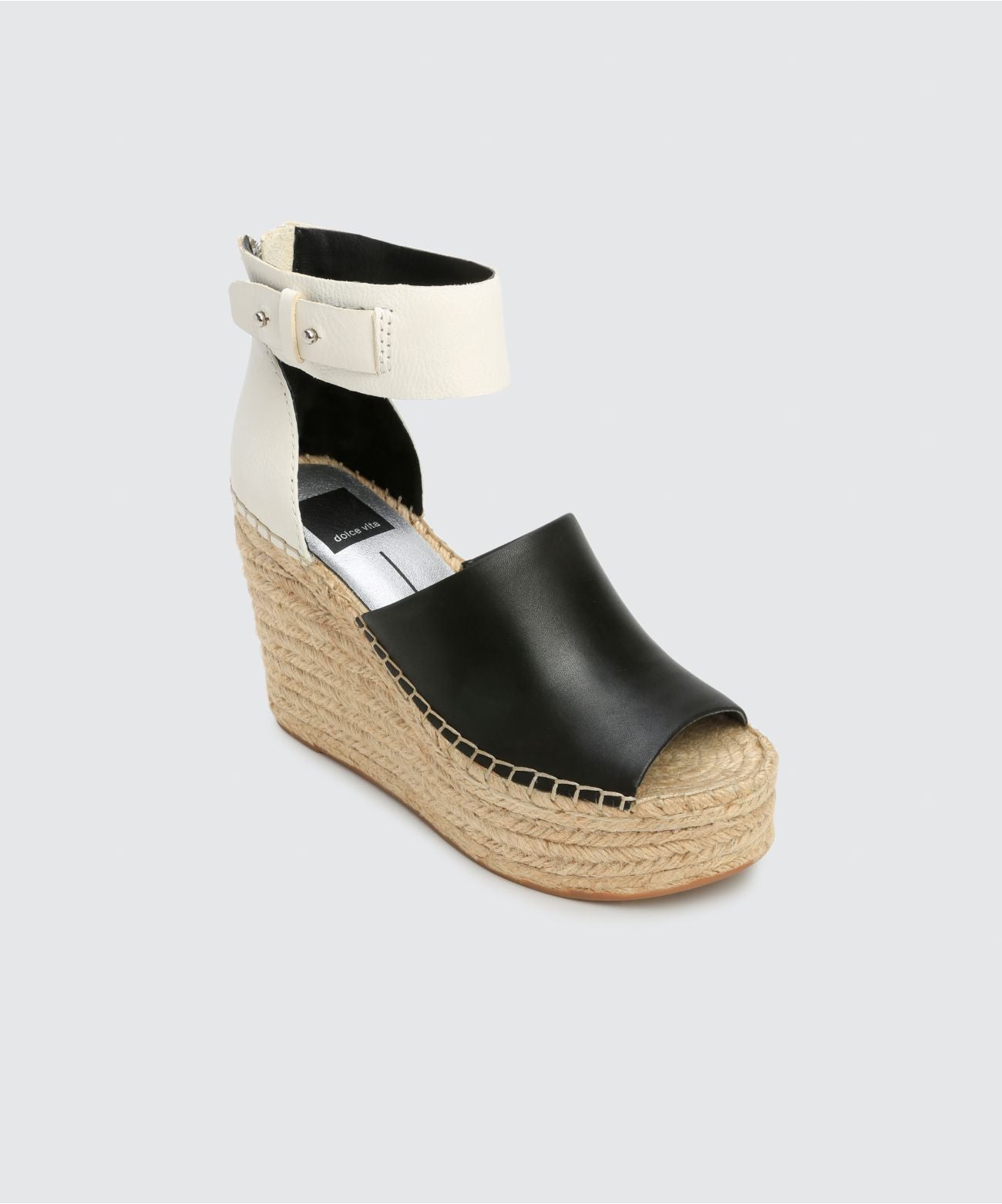 black dolce vita wedges