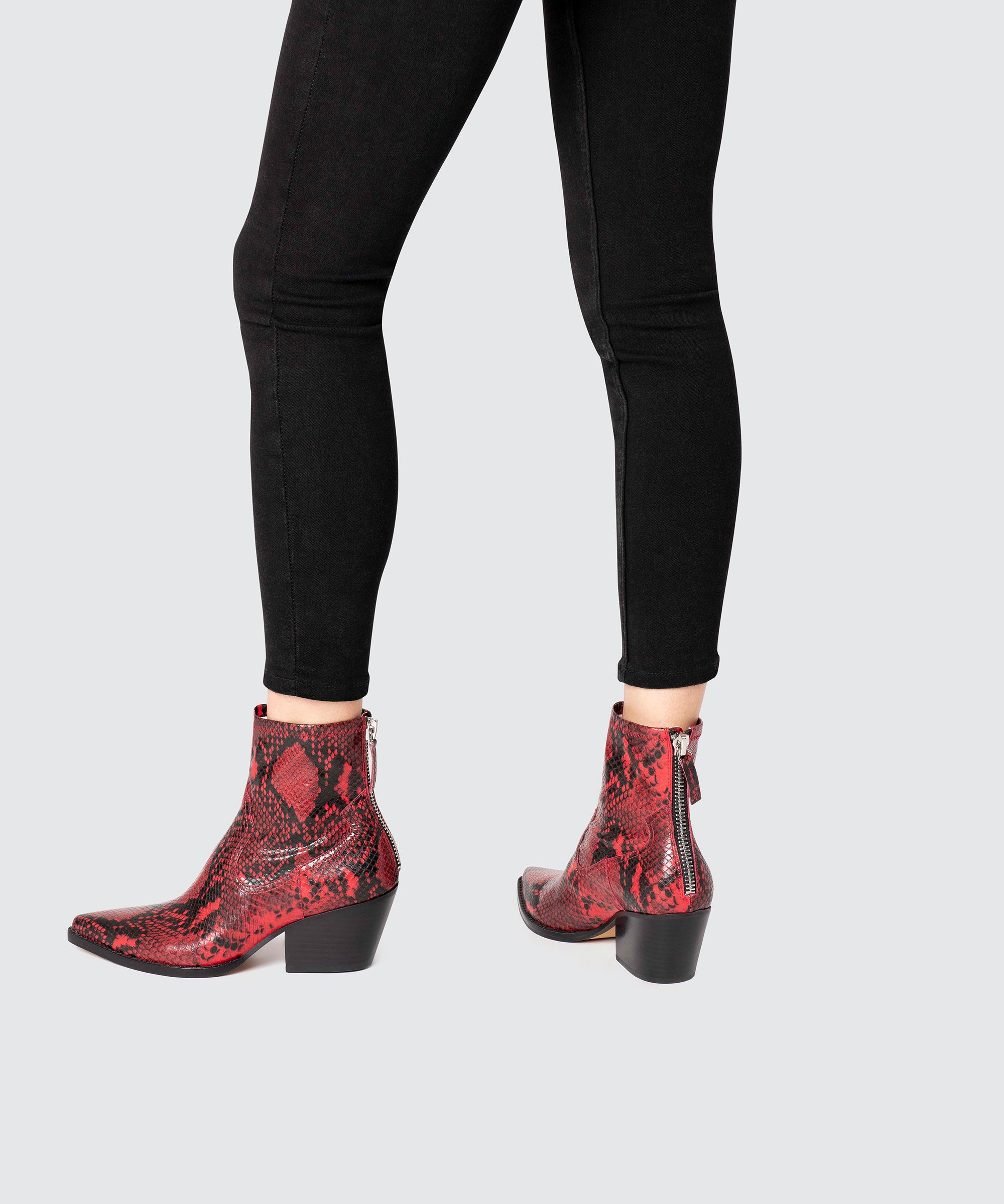 dolce vita red booties