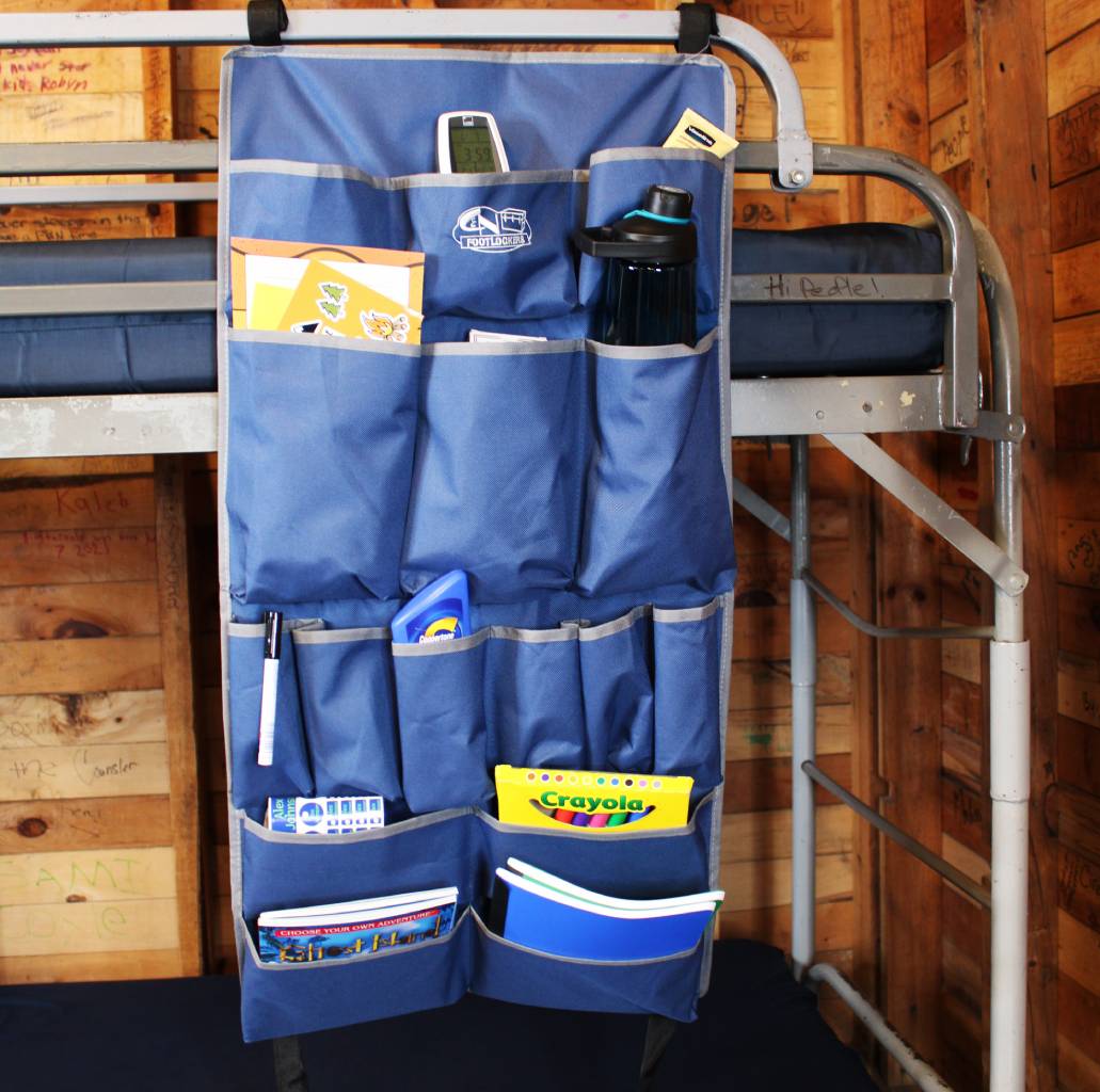 The Bunk Organizer is a master at staying tidy at summer camp.