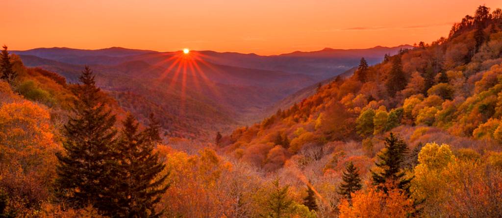 Visit this breathtaking land and commemorate your trip with our C&N Smoky Mountain National Park Designer Trunk.