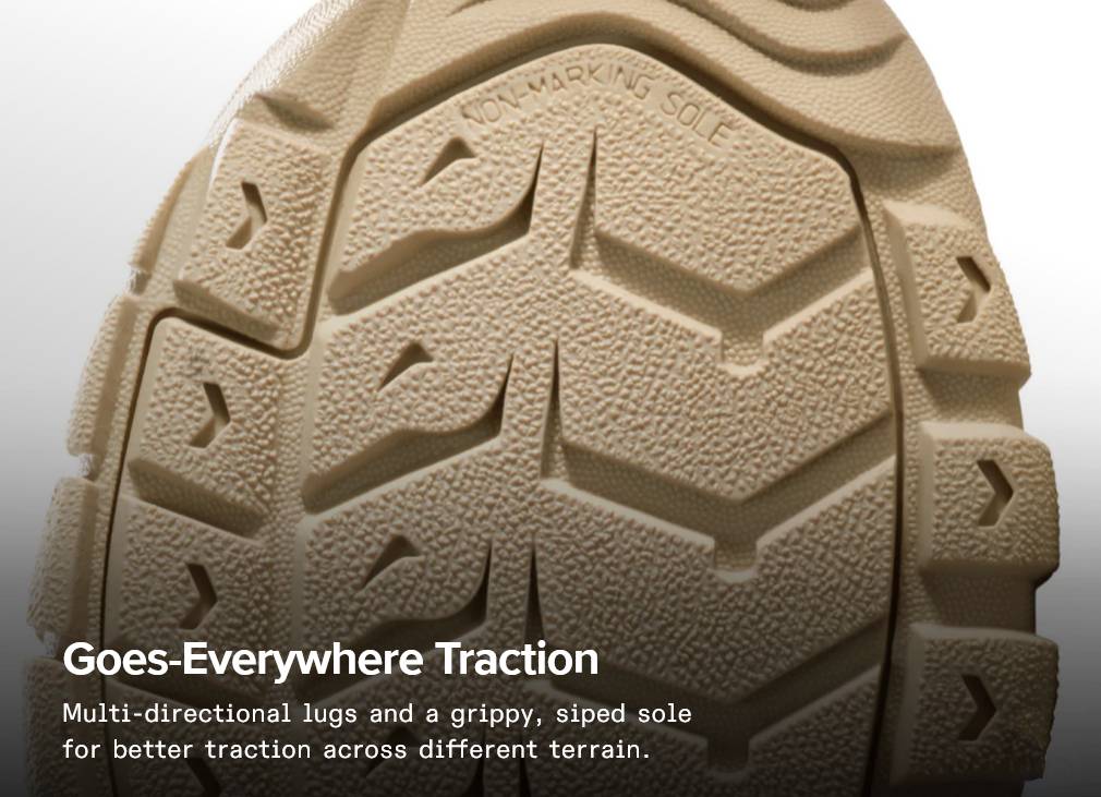 Get around with fantastic traction on a wide variety of terrain.