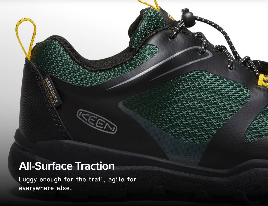 No concerns about a wide range of terrain for this all-surface shoe!