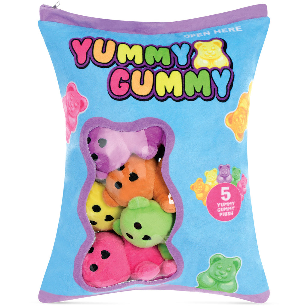 iscream-yummy-gummies-packaging-strawberry-scented-fleece-plush