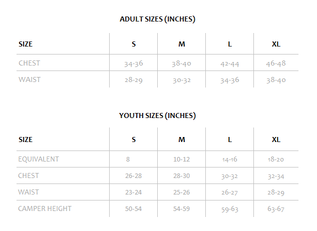 Under Armour Boys Youth Size Chart