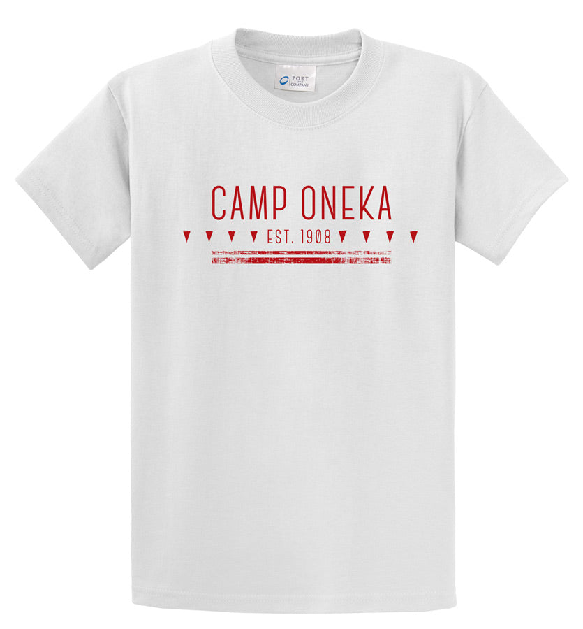 camp-oneka-white-established-tee
