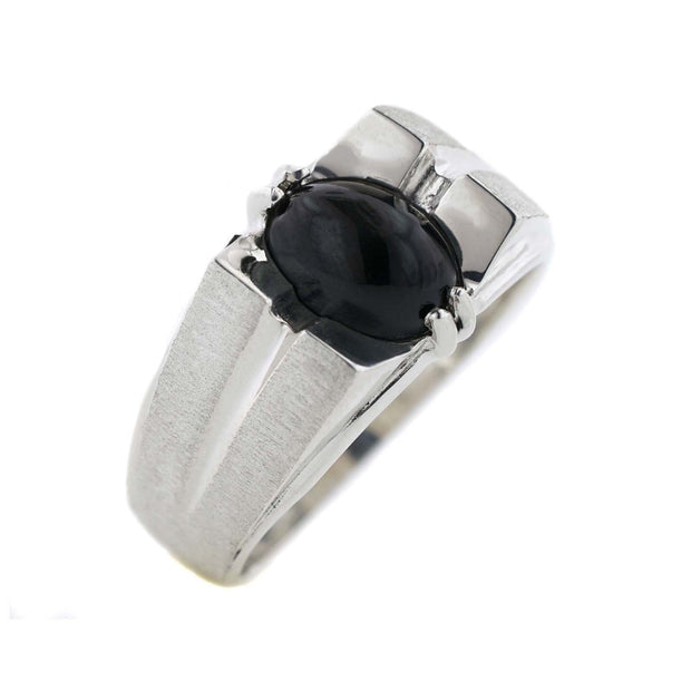 Men's Black Onyx Ring - Onyx Ring for Men - Gems & Jewels – Gems And Jewels