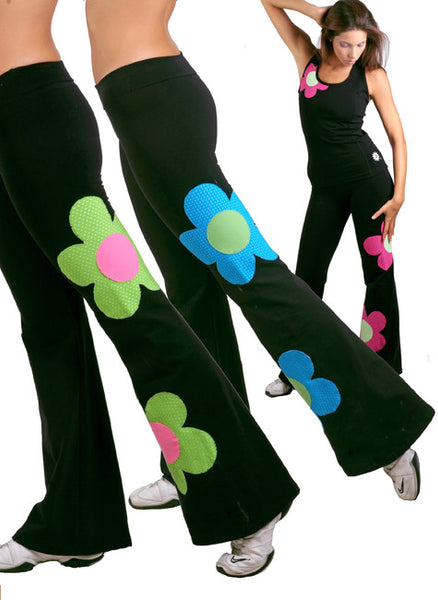 Margarita Activewear 1005 Mesh Flower Pant | MsFit Activewear