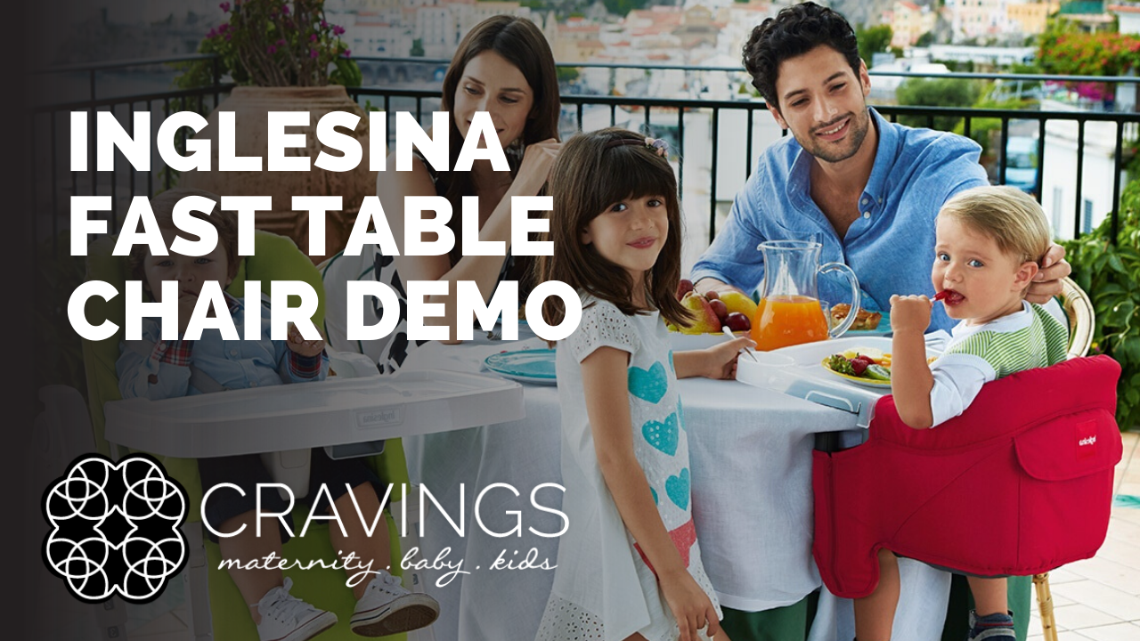 inglesina fast table chair demo – cravings maternity