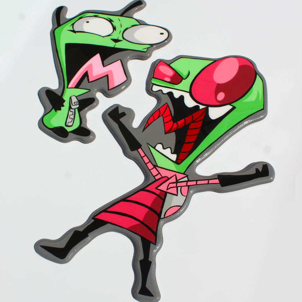 Invader Zim Original Painting Solo