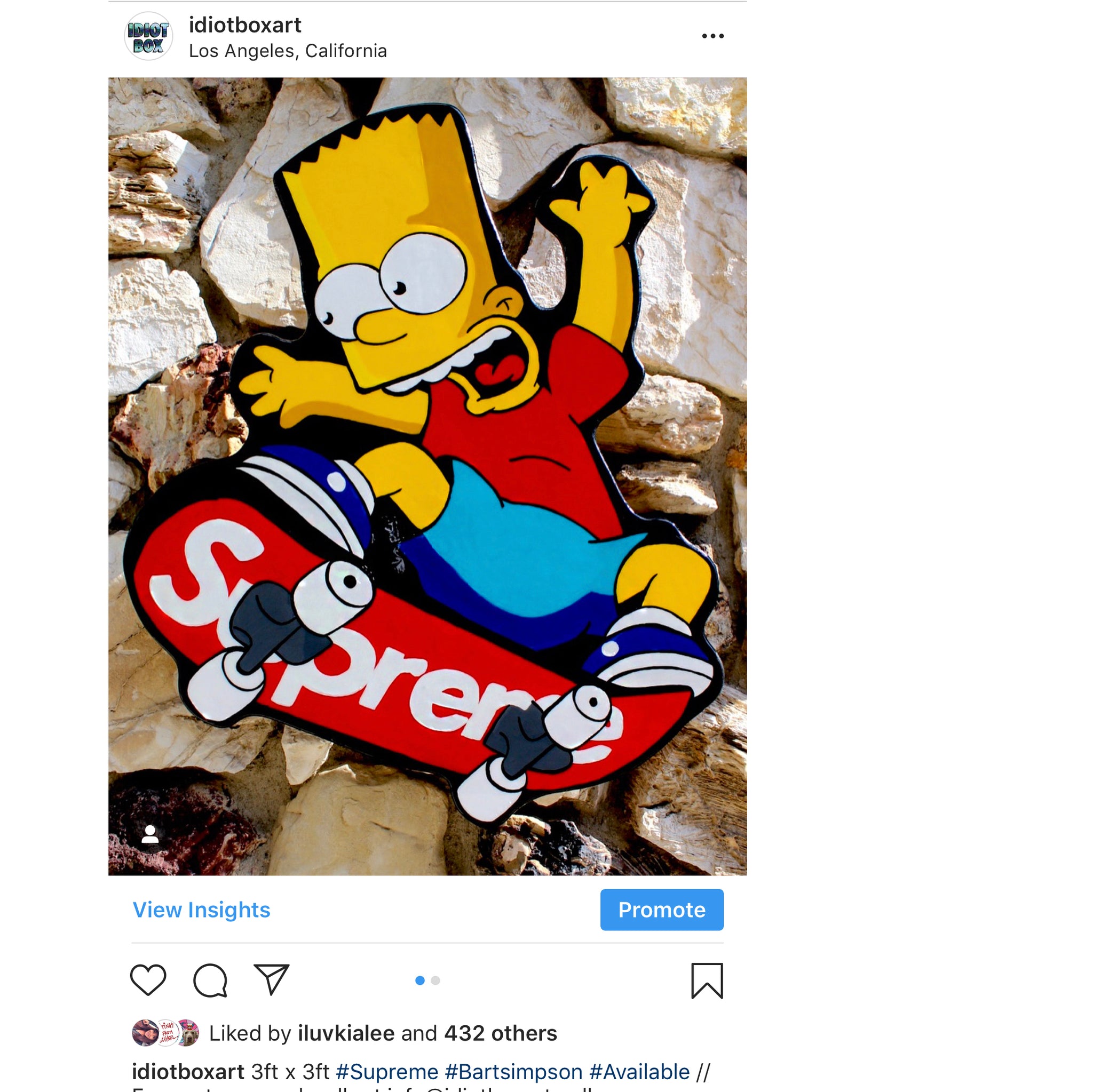 The Simpsons X Supreme Supreme