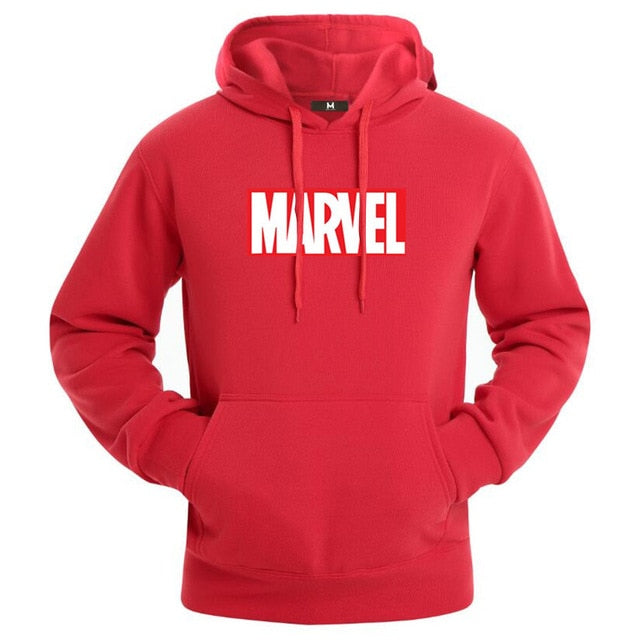 red marvel hoodie