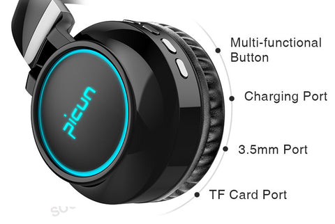 New Wireless Bluetooth HIFI Bass Headphone with Mic for Phone