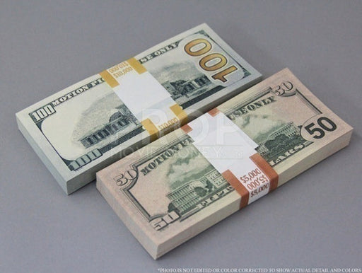 100pcs Prop Money New Style 100s Total 10000full Print Stack For - 