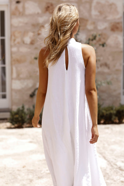 Milano Pantsuit White Linen