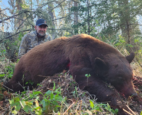 Dark Cinnamon bear from Last West Outfitting