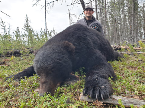 7'6" square hide trophy black bear of a lifetime