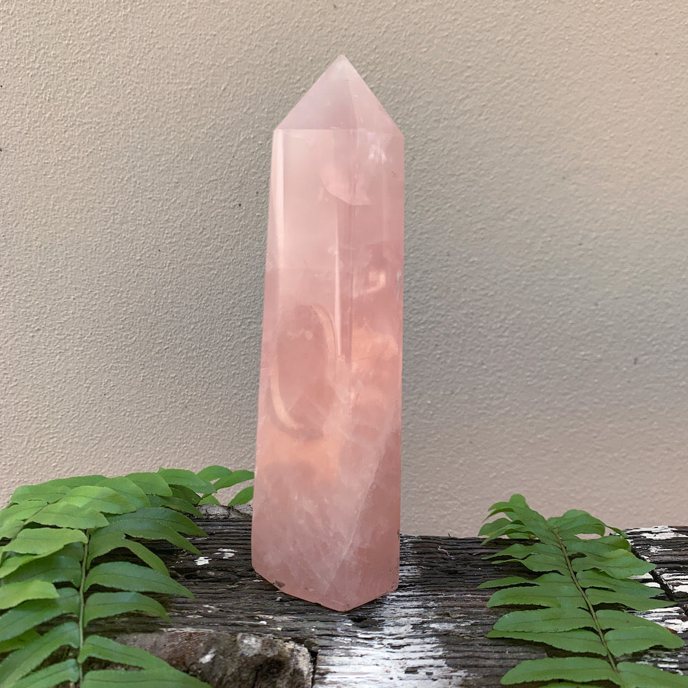 crystal tower rose quartz