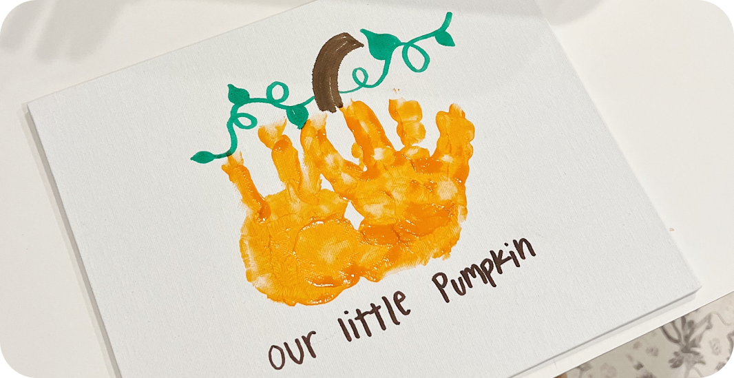 Pumpkin Handprints