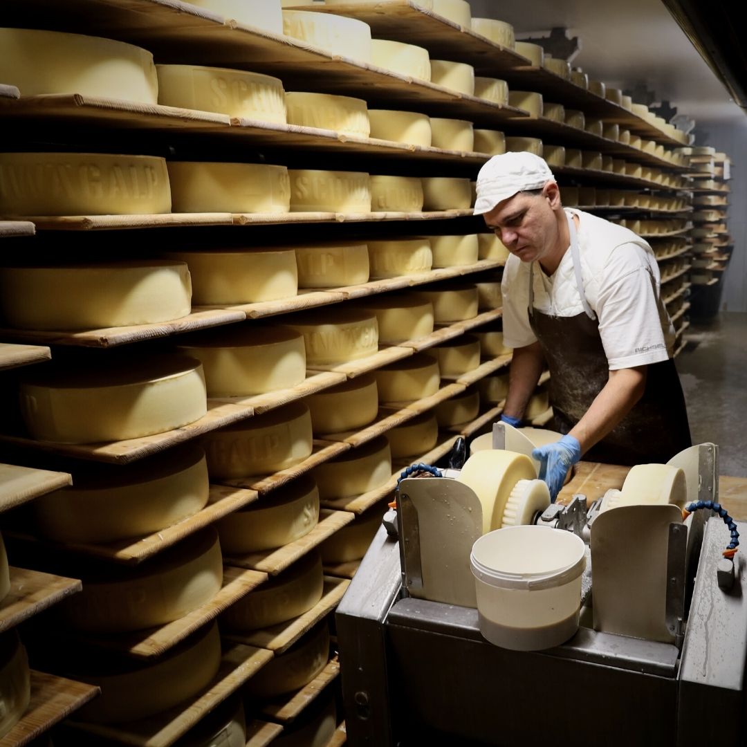 boîte cadeau au fromage