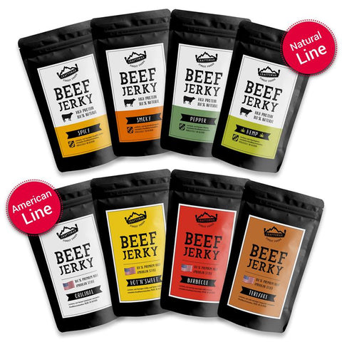 Craftsman Foods, Beef Jerky, Trockenfleisch, Jerkey Beef, Jerky Beef, Beef Jerky aus Deutschland