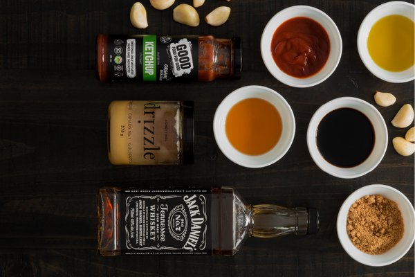 Sweet and smoky whisky sauce ingredients