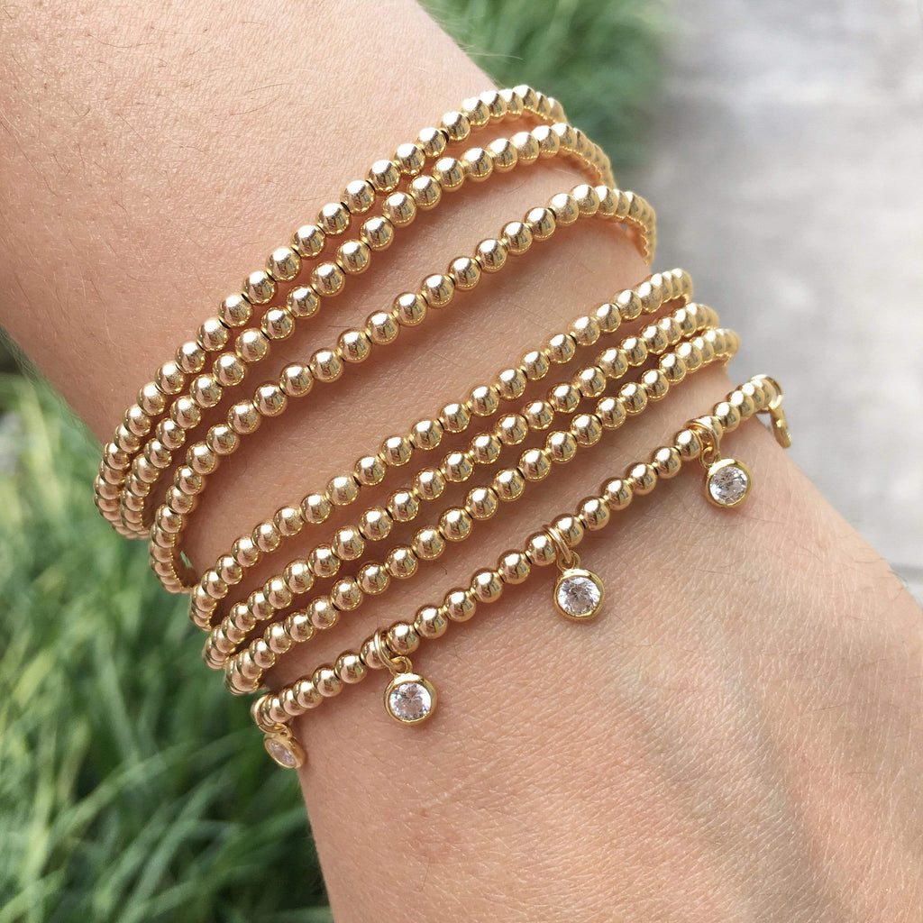 Ready, Set, Stack  Gold + Silver Bracelet Set by Jaimie Nicole