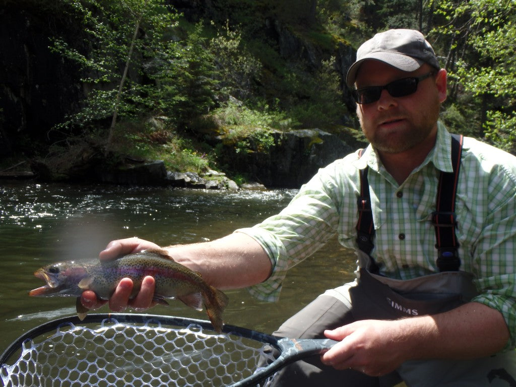 Tim with another good rainbow.