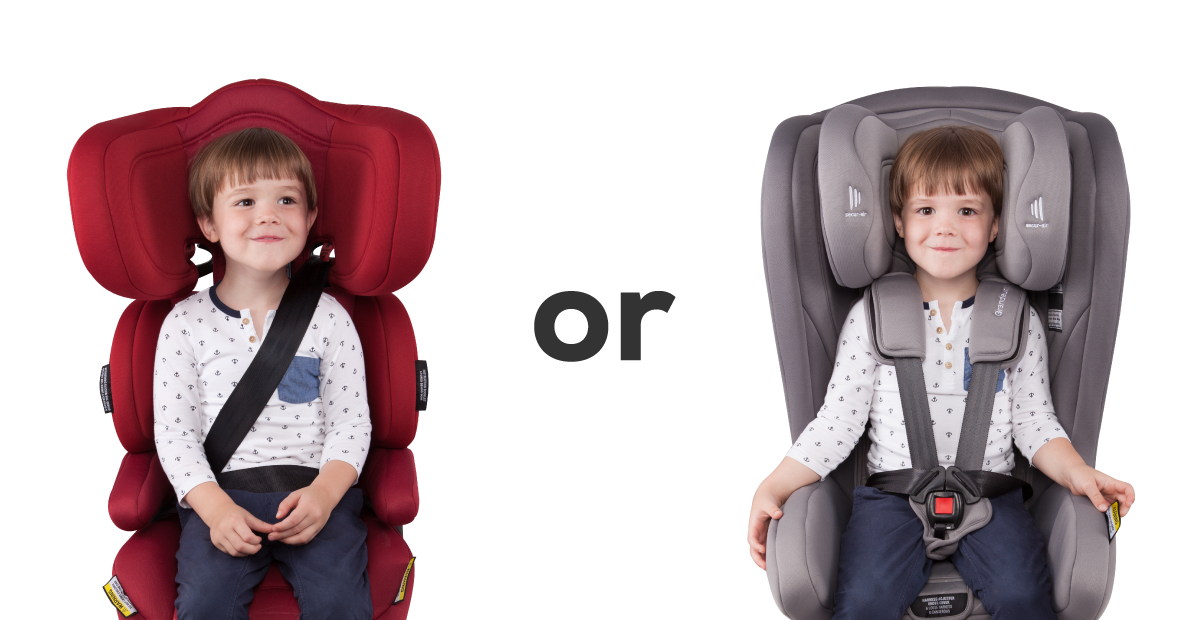 Image result for car seat booster difference