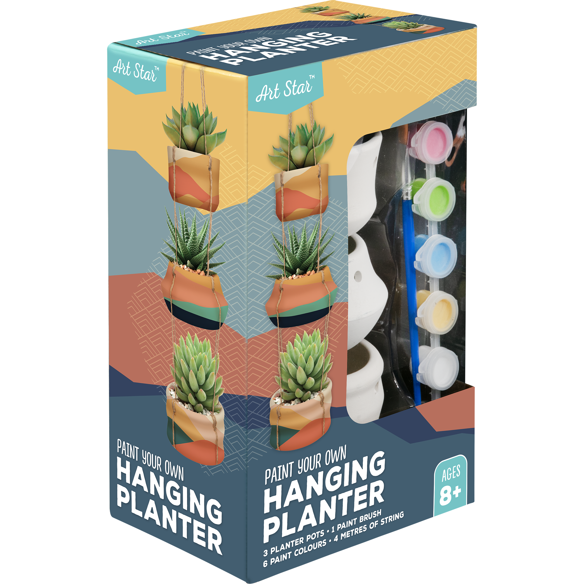 Image of Art Star Paint Your Own Hanging Planter